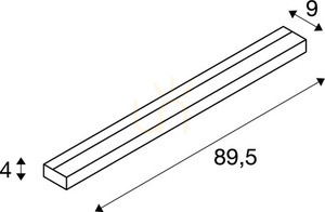 Vägglampa SLV SEDO 21 aluminium 89,5 cm 3000K 151796 small 4