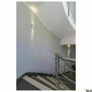 Utanpåliggande vägglampa SLV ENOLA_B vit GU10 50W 151801 small 3