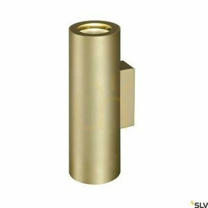 Vägglampa SLV ENOLA_B guld GU10 50W upp/ned aluminium 151803 small 5