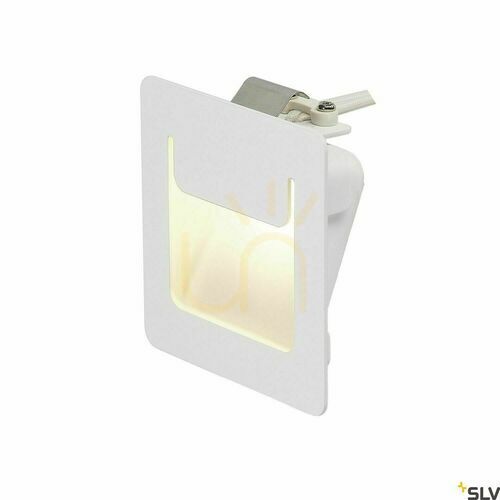 Kontrollera Infälld väggarmatur SLV DOWNUNDER PUR 80 vit LED 3,6W 3000K 151950