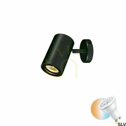 Kontrollera Inbyggd armatur SLV ENOLA_B svart GU10 50W 230V 152010