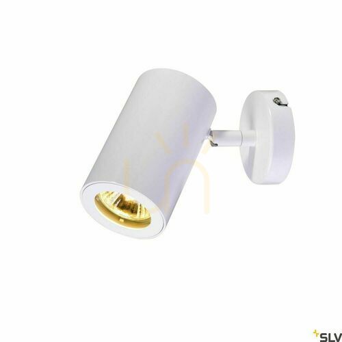 Kontrollera SLV ENOLA_B 152011 vit utanpåliggande vägg- och takarmatur QPAR51 max. 50 W