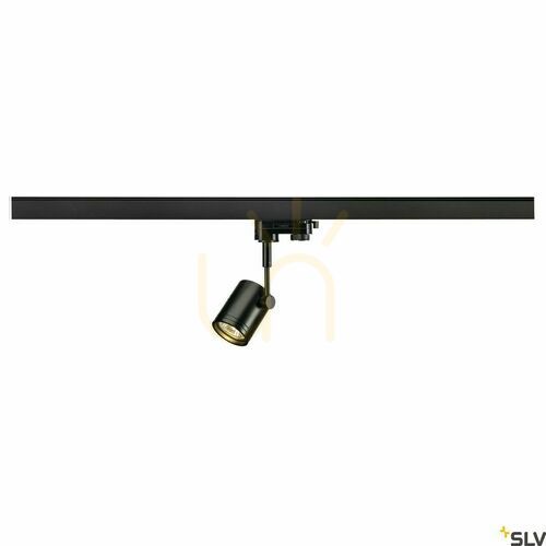 Kontrollera Spårljus SLV BIMA 1 svart GU10 3-fas 50W aluminium 152240