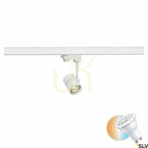 Spårljus SLV BIMA 1 vit GU10 3-fas 50W aluminium 152241 small 0