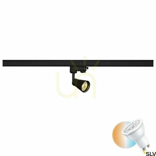 Kontrollera Spårljus SLV AVO svart GU10 50W 3-fas 152640