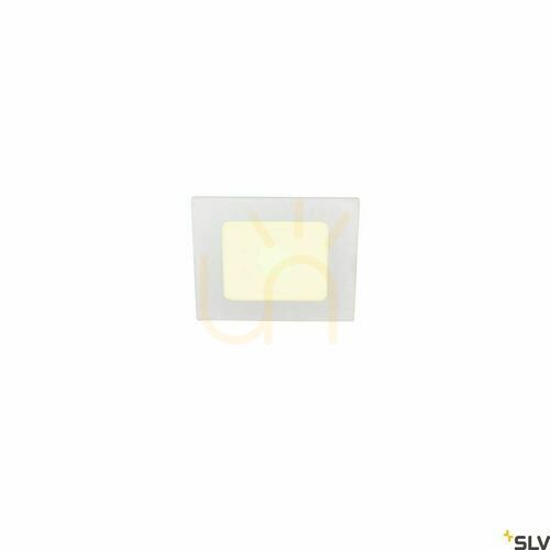 Kontrollera Infälld armatur SLV SENSER 12 vit 6,5W 3000K 1003011