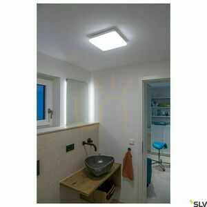 Utanpåliggande lampa SLV SIMA vit 24W 3000K IP44 30x30 cm 1005087 small 3