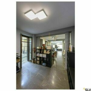 Utanpåliggande lampa SLV SIMA vit 24W 3000K IP44 30x30 cm 1005087 small 4