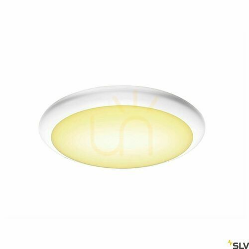 Kontrollera Utomhus vägglampa SLV RUBA vit 27 cm 12W IP65 3000/4000K 1005089