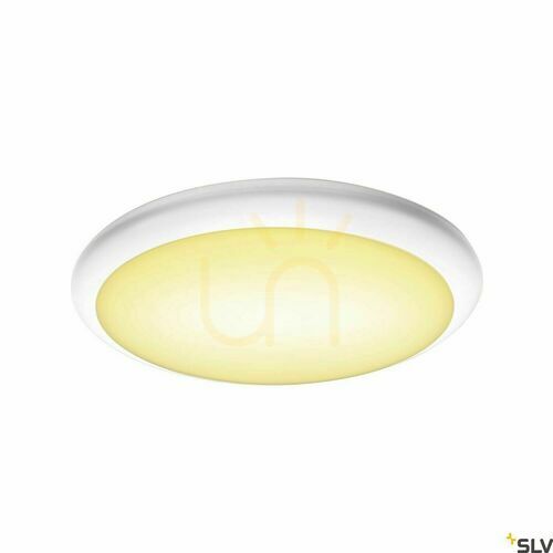 Kontrollera Vägglampa utomhus SLV RUBA vit 42 cm 22W IP65 3000/4000K 1005090