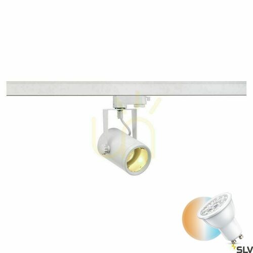 Kontrollera Spårljus SLV EURO SPOT vit GU10 3-fas 25W 153851