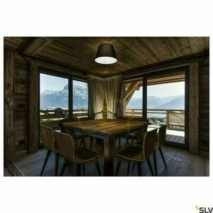 Taklampa SLV FENDA takrosett svart stål E27 12 cm 155550 small 5