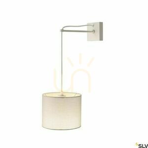 Lampskärm SLV FENDA vit textil Ø30 cm 155582 small 1