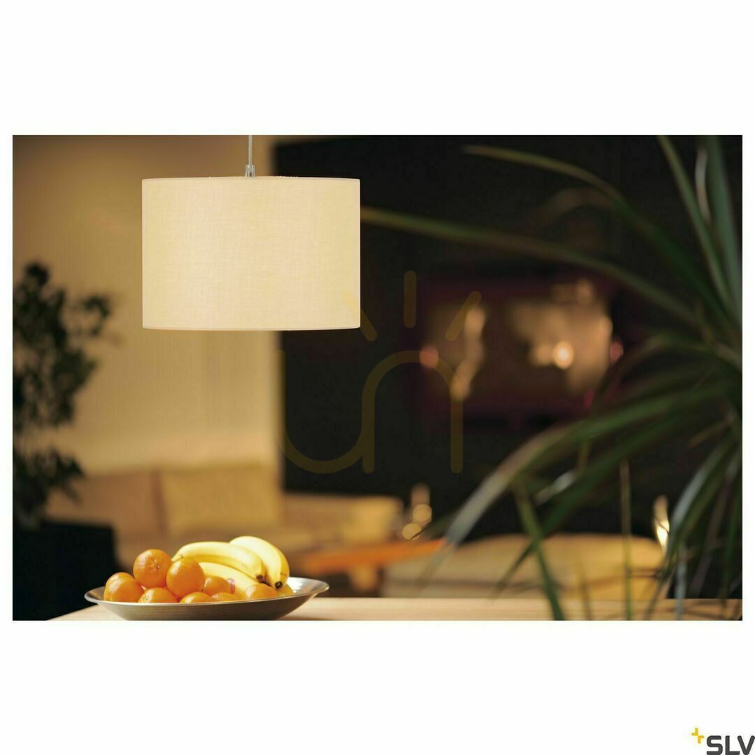 Display Lampskärm SLV FENDA beige textil 30 cm 155583 Lampskärm SLV FENDA beige textil 30 cm 155583