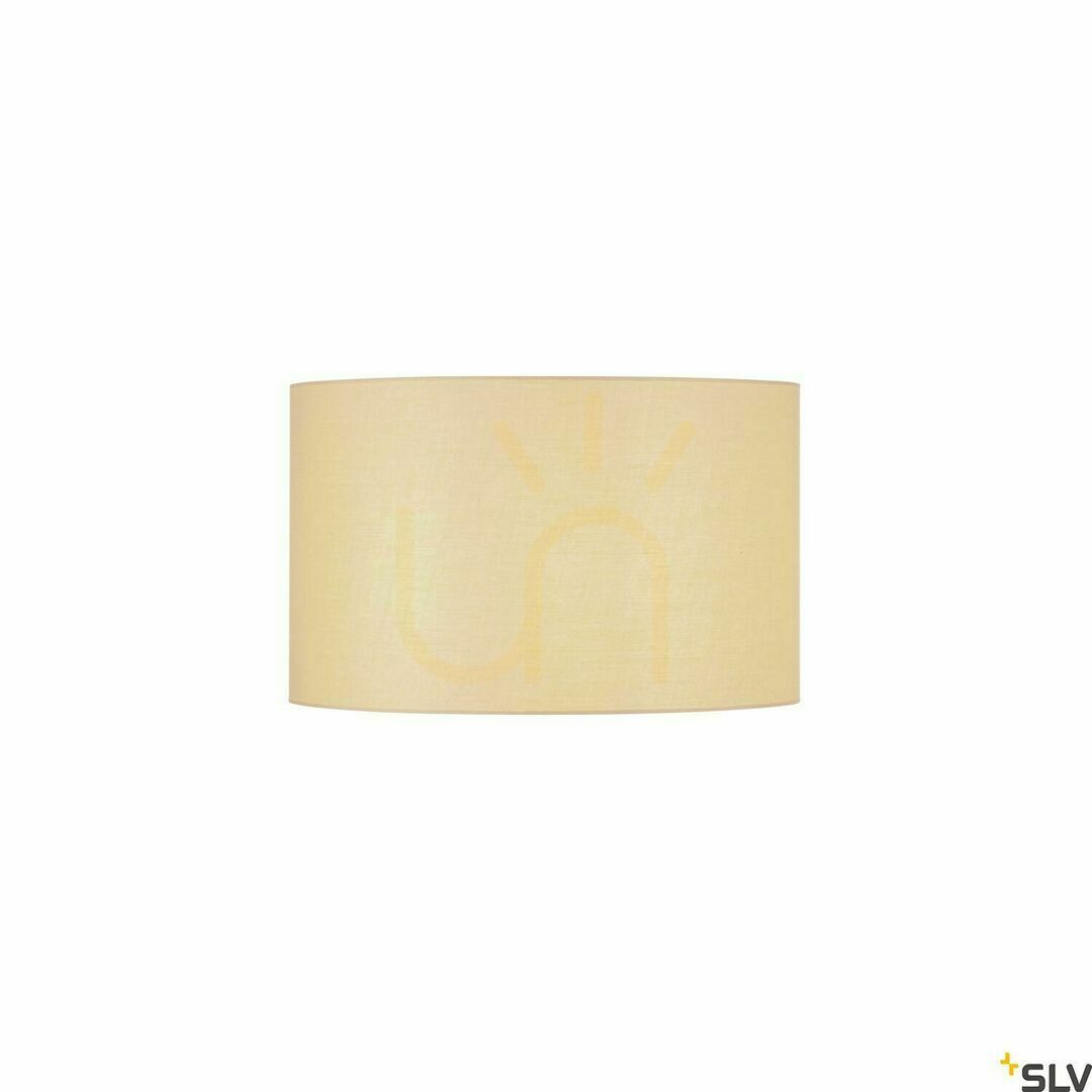 Utsikt Lampskärm SLV FENDA beige textil 45,5 cm 156113 Lampskärm SLV FENDA beige textil 45,5 cm 156113