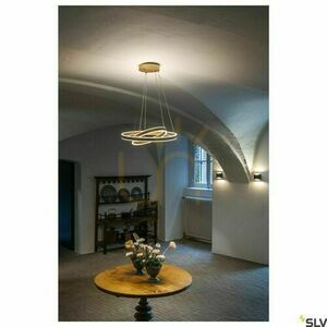 Pendant Light SLV ONE Double Brass 60 cm 35W 2700/3000K 1005178 small 5
