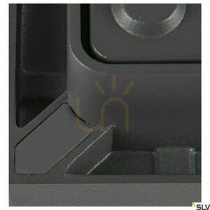 Utomhusvägglampa SLV QUADRULO LED antracit/vit 7,5W IP55 1005202 small 2
