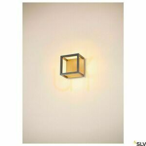 Utomhusvägglampa SLV QUADRULO LED antracit/vit 7,5W IP55 1005202 small 5