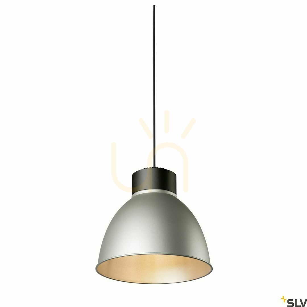 Utsikt Lampskärm SLV PARA Dome aluminium grå 30,8 cm 1005217 Lampskärm SLV PARA Dome aluminium grå 30,8 cm 1005217