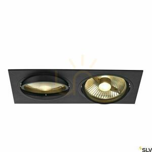 Infälld armatur SLV NEW TRIA 2 ES111 svart 75W 230V 113840 small 4