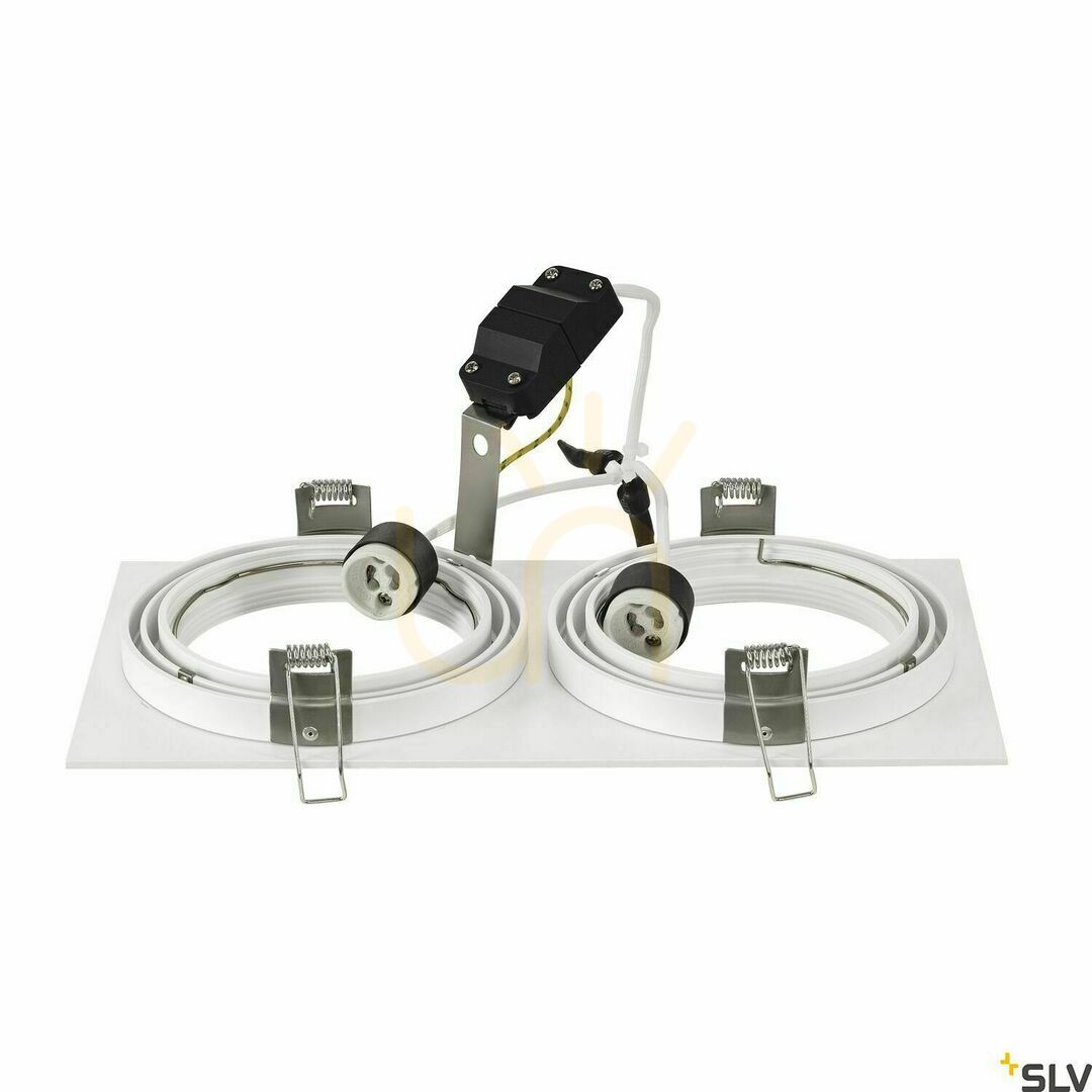 Utsikt Infälld armatur SLV NEW TRIA 2 ES111 vit 113841 Infälld armatur SLV NEW TRIA 2 ES111 vit 113841