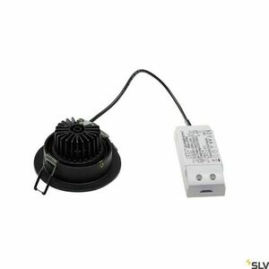 Infälld armatur SLV New Tria 1 Set svart 8W 3000K 700lm IP20 113900 small 1