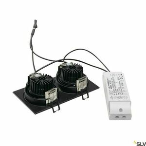 Infälld armatur SLV New Tria 2 Set svart 14W 3000K 113920 small 1
