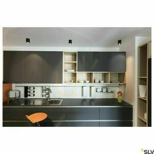 Taklampa SLV TRILEDO ROUND CL svart LED 7,6W 3000K 113930 small 2