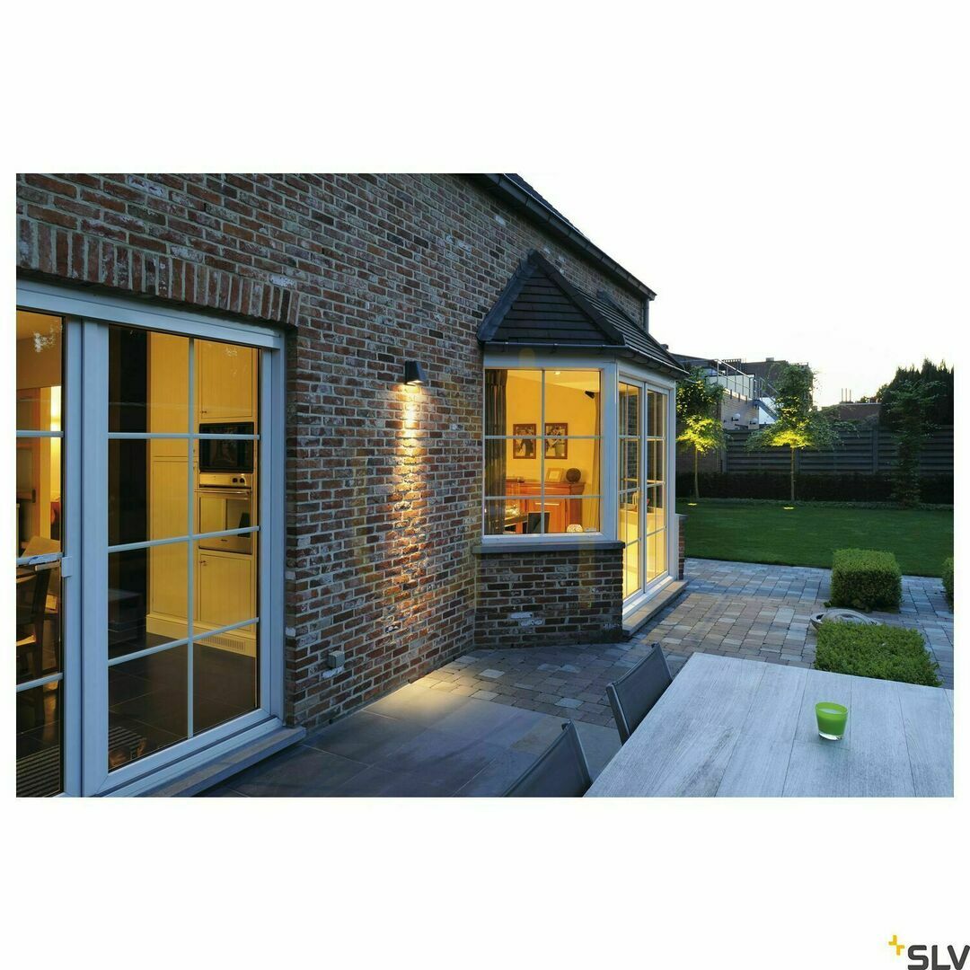 Utsikt Utomhusvägglampa SLV WALLYX antracit IP44 GU10 50W 227195 Utomhusvägglampa SLV WALLYX antracit IP44 GU10 50W 227195