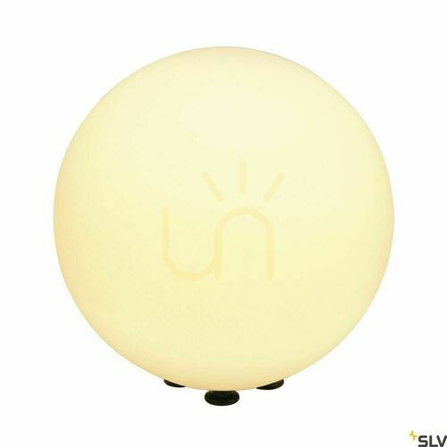 Kontrollera Trädgårdsboll SLV ROTOBALL Floor 40 vit Ø40 cm 24W IP44 227220