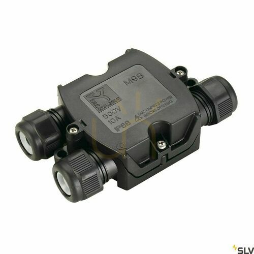 Kontrollera Anslutningsbox T SLV Zubehör svart IP68 230V 228726