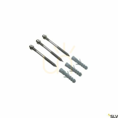 Kontrollera Monteringsskruvar SLV Zubehör rostfritt stål 8 cm 228752