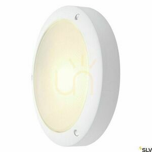 Utomhusvägglampa SLV BULAN vit IP44 glas aluminium 27 cm 229071 small 0
