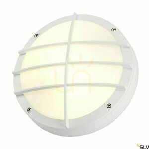 Utomhusvägglampa SLV BULAN GRID vit 27,5 cm IP55 229081 small 0