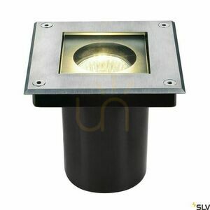 Infälld markarmatur SLV DASAR Square GU10 rostfritt stål IP67 35W 229374 small 0