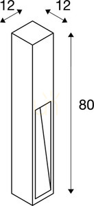 Outdoor Post Light SLV Rusty Slot 80 Rust 11W IP44 FeCSi Steel 229411 4 Outdoor Post Light SLV Rusty Slot 80 Rust 11W IP44 FeCSi Steel 229411 small 4