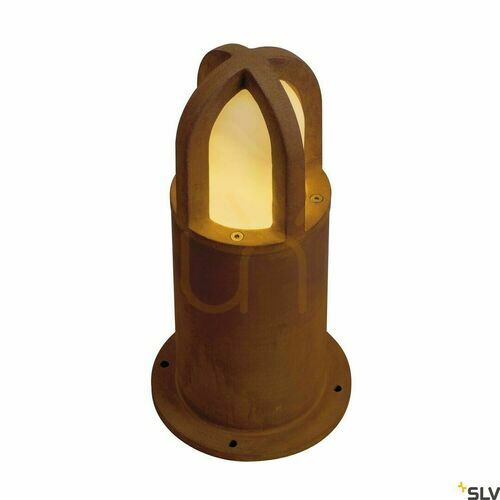 Kontrollera SLV RUSTY CONE 40 utomhuspollare rostat FeCSi-stål E27 11W IP54 229431