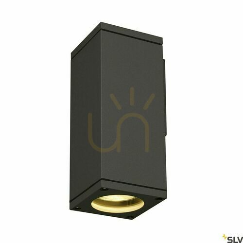 Kontrollera SLV THEO WALL utomhusvägglampa antracit GU10 IP44 35 W 229525