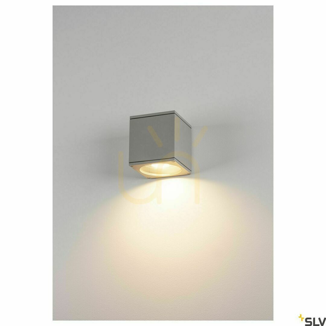 Förhandsvisning Utomhusvägglampa SLV BIG THEO Wall grå IP44 229564 Utomhusvägglampa SLV BIG THEO Wall grå IP44 229564