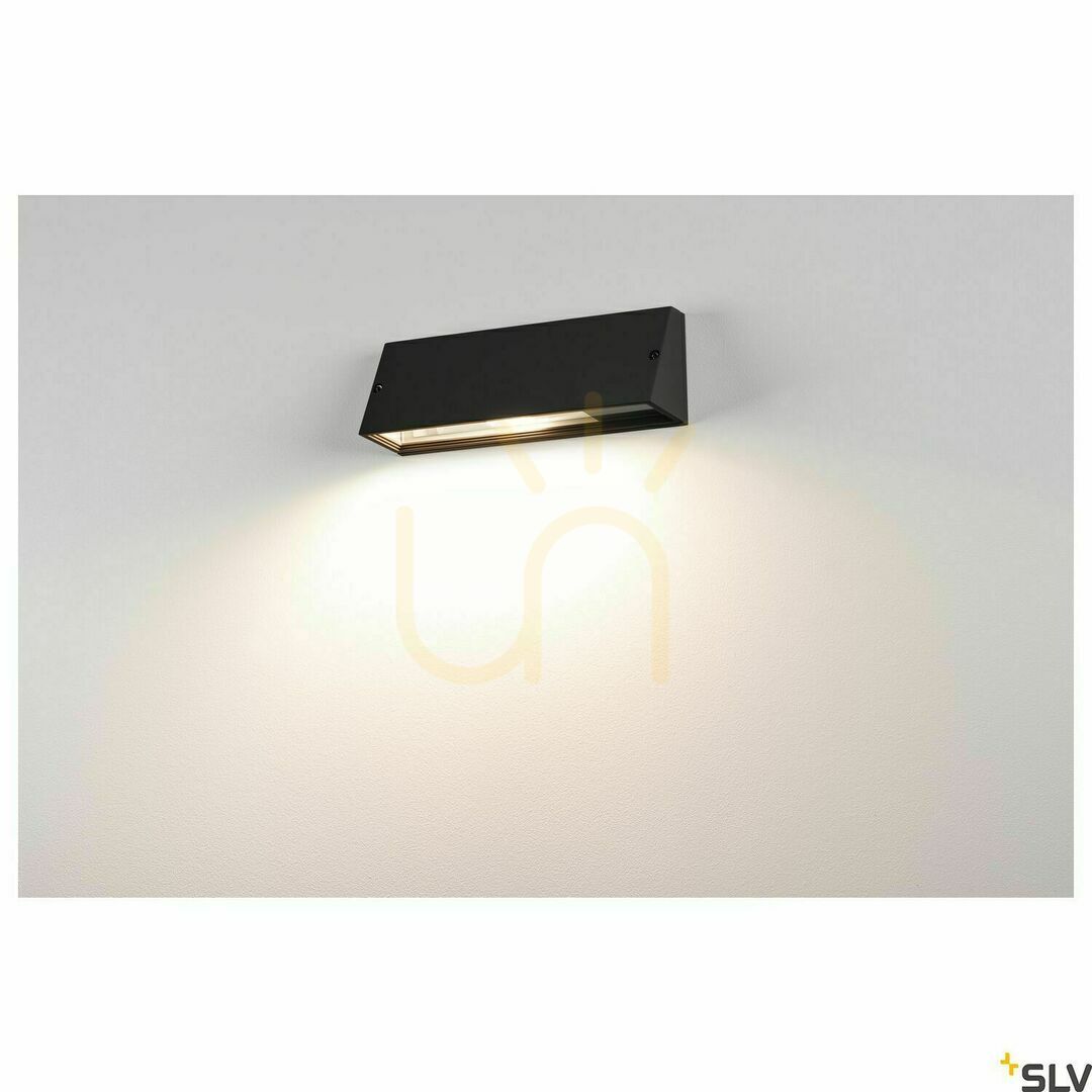 Display Vägglampa utomhus SLV PEMA svart/transparent aluminium glas IP44 15W 230030 Vägglampa utomhus SLV PEMA svart/transparent aluminium glas IP44 15W 230030