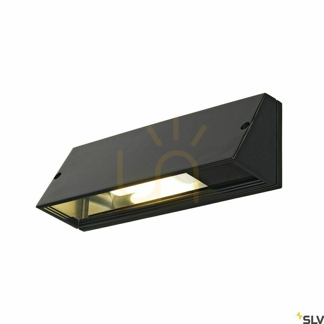Kontrollera Vägglampa utomhus SLV PEMA svart/transparent aluminium glas IP44 15W 230030 Vägglampa utomhus SLV PEMA svart/transparent aluminium glas IP44 15W 230030