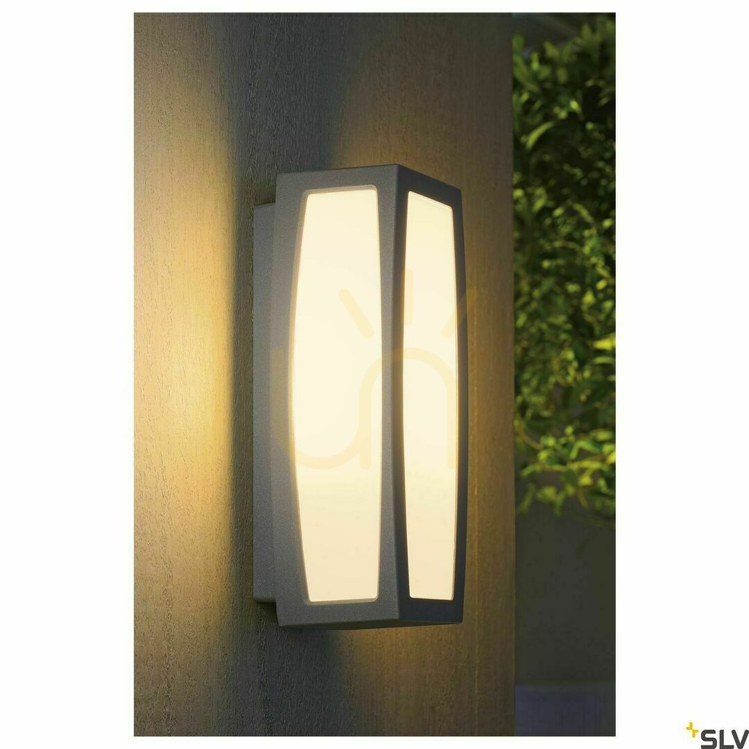 Förhandsvisning Utomhusvägglampa SLV MERIDIAN BOX grå IP54 rörelsesensor 25W 230084 Utomhusvägglampa SLV MERIDIAN BOX grå IP54 rörelsesensor 25W 230084