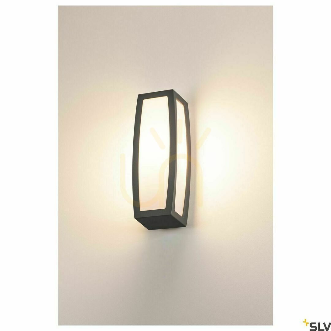 Visa Utomhusvägglampa SLV MERIDIAN Box antracit med rörelsesensor 25W IP54 230085 Utomhusvägglampa SLV MERIDIAN Box antracit med rörelsesensor 25W IP54 230085