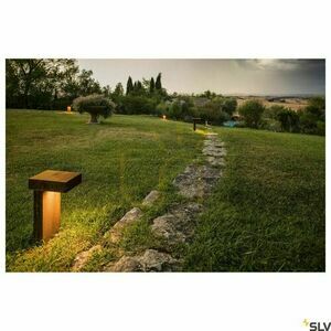Outdoor Post Light SLV RUSTY PATHLIGHT Rusty IP44 40 cm 230090 small 3