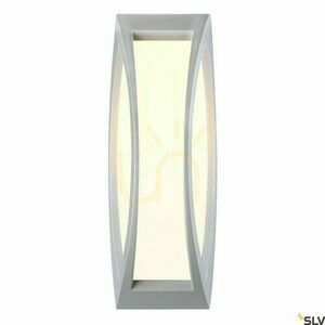 Utomhusvägglampa SLV MERIDIAN 2 grå aluminium IP54 25W 230444 small 1
