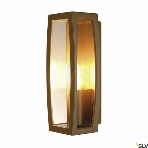 Kontrollera Utomhuslampa SLV MERIDIAN BOX rostfärgad 25W IP54 230657