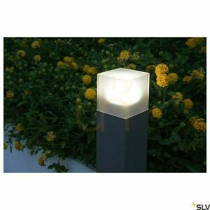 Outdoor post light SLV GRAFIT 60 antracit IP44 11W aluminium 231225 small 3