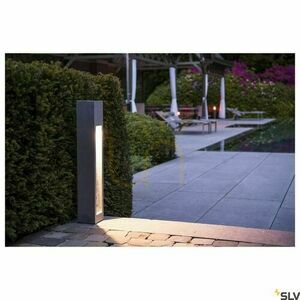 Outdoor Post Light SLV ARROCK STONE Basalt Grey 75 cm 9W 3000K 231371 small 1