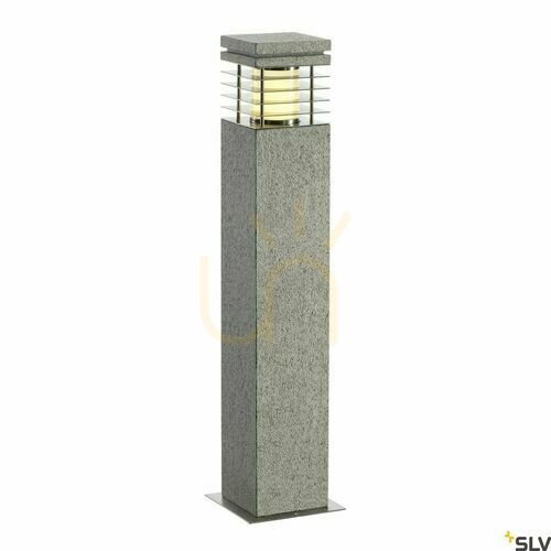 Kontrollera Outdoor Post Light SLV ARROCK Granite 70 cm Gray Stainless Steel IP44 231411