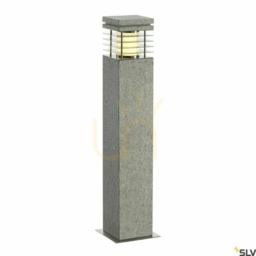 Kontrollera Outdoor Post Light SLV ARROCK Granite 70 cm Gray Stainless Steel IP44 231411 Outdoor Post Light SLV ARROCK Granite 70 cm Gray Stainless Steel IP44 231411